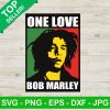 One Love Bob Marley Svg