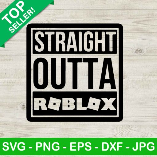 Straight Otta Roblox SVG