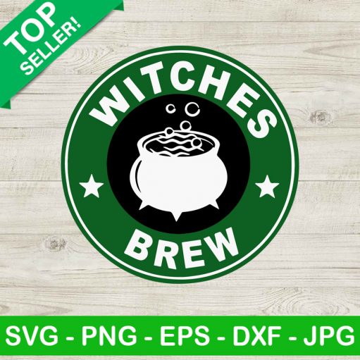 Witches Brew Starbuck Coffee SVG, Starbuck Logo SVG, Halloween Witches Brew SVG