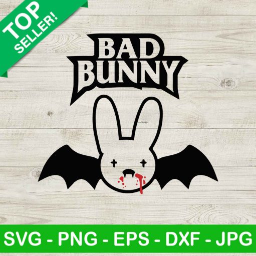 Halloween Bad Bunny Svg