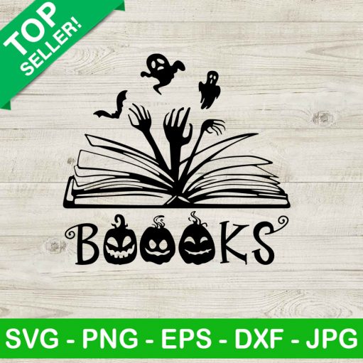 Halloween Books Svg