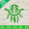 Starbucks Coffee Boho Arrow SVG