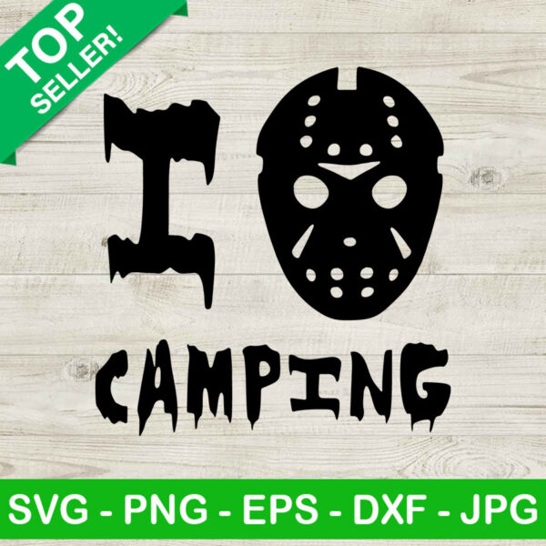I Love Camping SVG