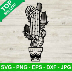 Cactus Flower SVG