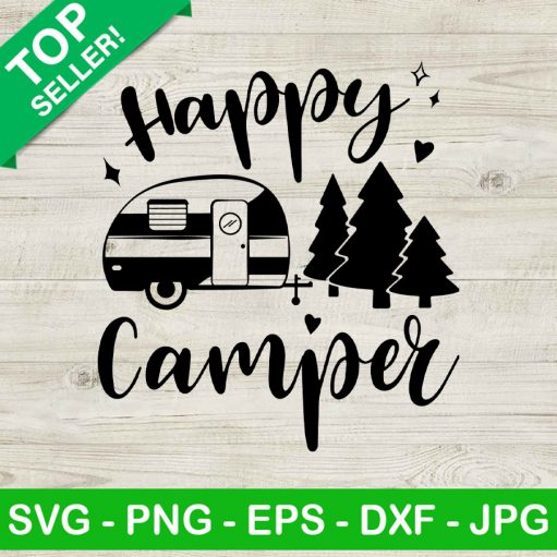 Happy Camper Svg