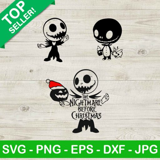 Jack Skellington Nightmare Before Christmas Svg