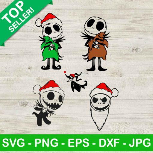 Jack Skellington And Oogie Boogie SVG