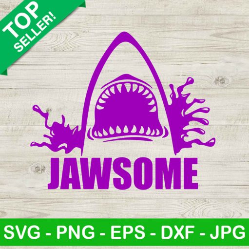 Jawsome Shark Svg