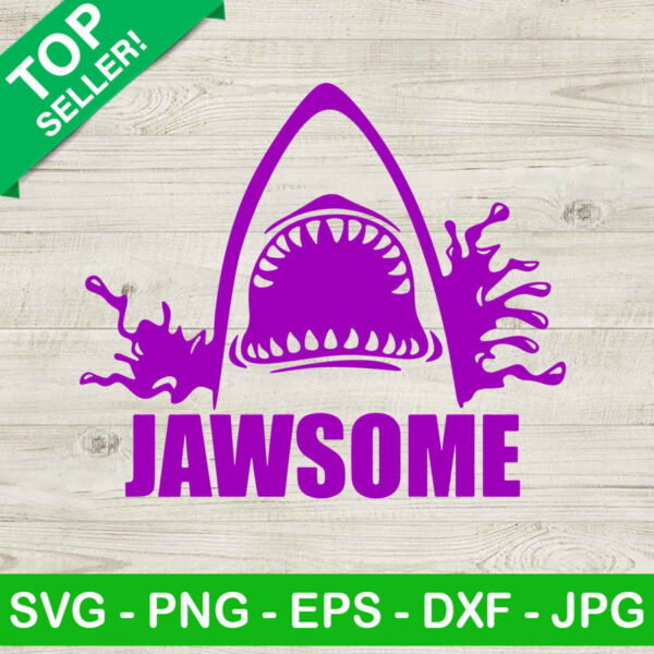 Jawsome Shark SVG