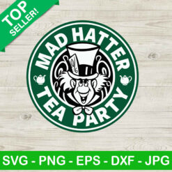 Mad Hatter Coffee Logo SVG