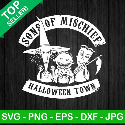 Son Of Mischief Halloween Town Svg