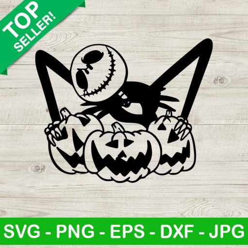 Jack Skellington Pumpkin Halloween Svg