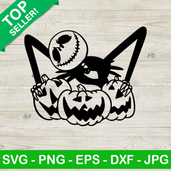 Jack Skellington Pumpkin Halloween SVG