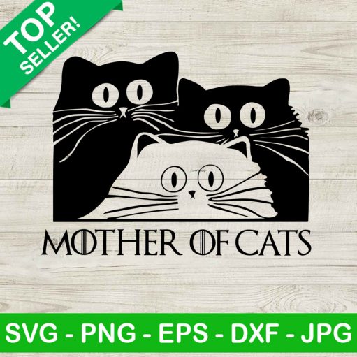 Mother Of Cats Svg