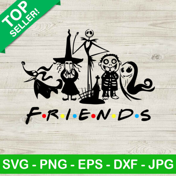 Nightmare Before Christmas Friends SVG
