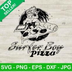 Surfer Boy Pizza Stranger Things SVG