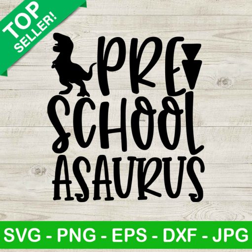 Preschool A Saurus Svg