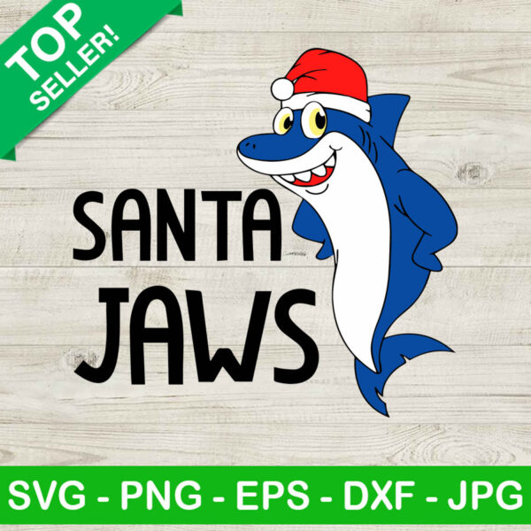 Santa Jaws SVG
