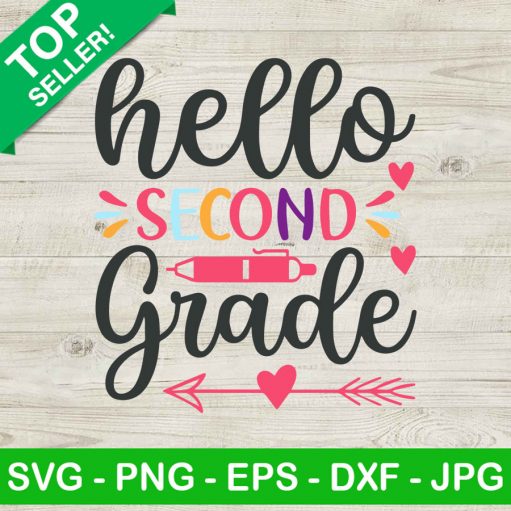 Hello Second Grade SVG