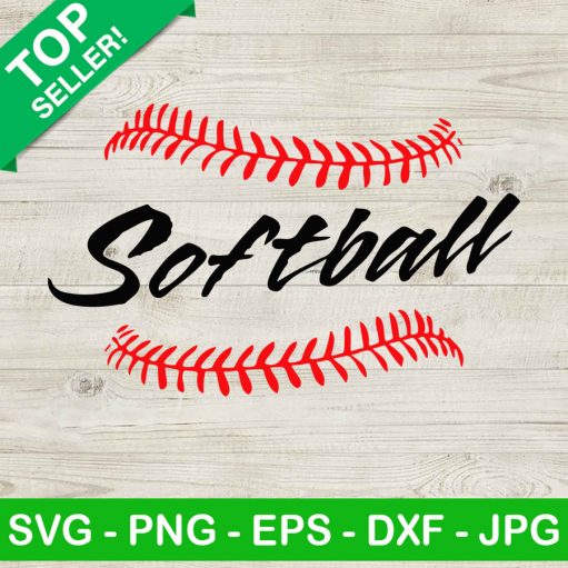 Softball Stitches SVG