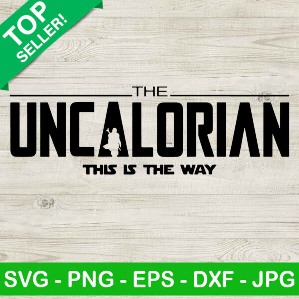The Uncalorian SVG, Mandalorian SVG, Star Wars SVG