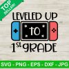 Level Up To 1St Grade Svg