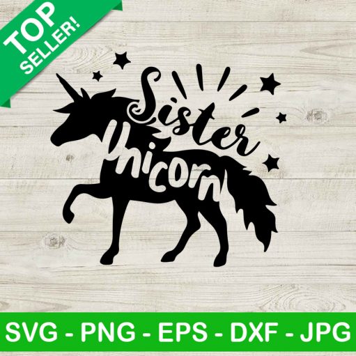 Sister Unicorn SVG