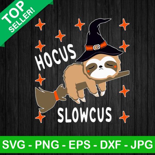 Sloth Halloween SVG, Sloth Hocus Pocus SVG, Hocus Pocus Halloween Funny SVG