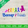 Barney and friends logo SVG