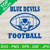 Blue Devils Football Svg