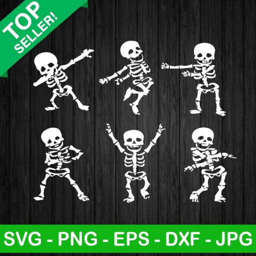 Dancing Skeleton Halloween SVG