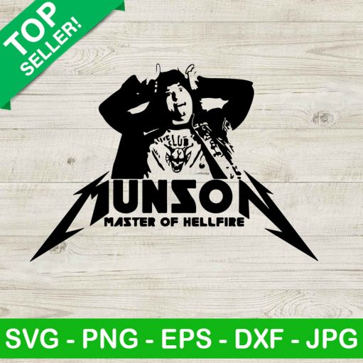 Eddie Munson Master Of Hellfire SVG