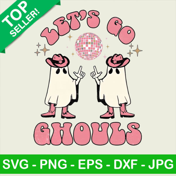 Let's go ghouls halloween PNG