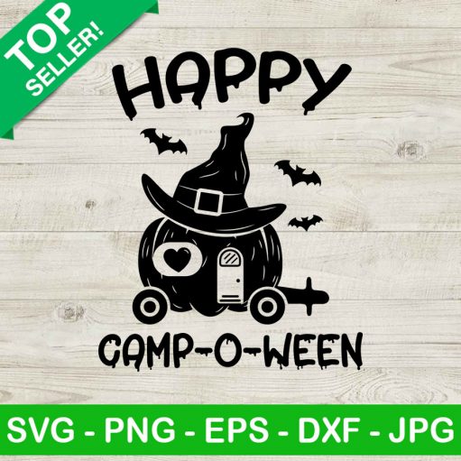 Happy Camp O Ween Svg, Halloween Camping Svg, Camping Funny Svg