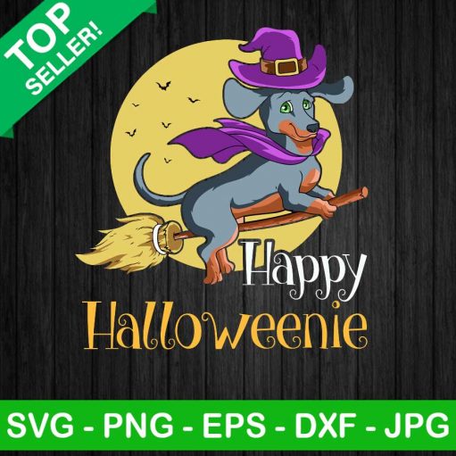 Happy halloweenie SVG, Dog witches SVG, Dog halloween SVG