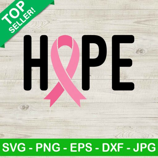 Hope Breast Cancer Svg