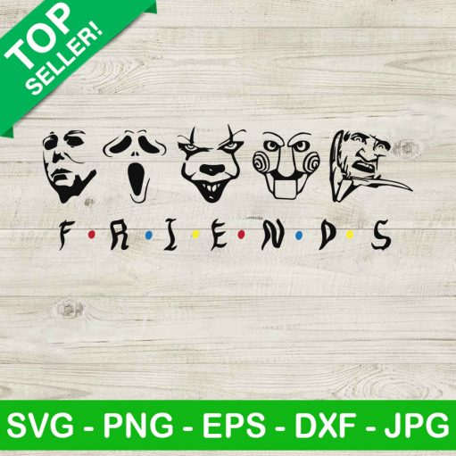 Horror Character Friends Movie Svg