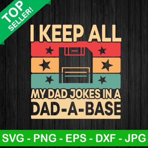 I keep all my Dad jokes in a dad a base SVG