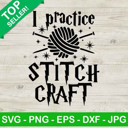 I practice stitch craft SVG