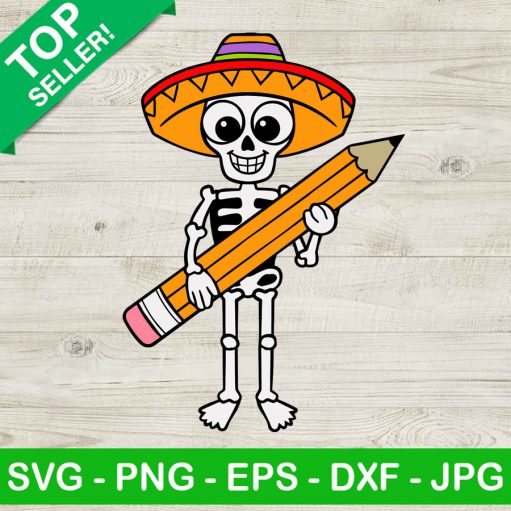 Mexican Skeleto Svg