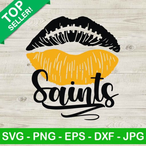 Saints Lip SVG