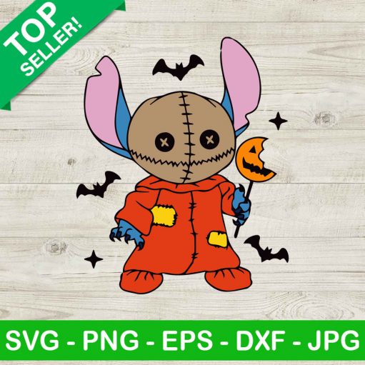 Stitch Halloween Custome Svg