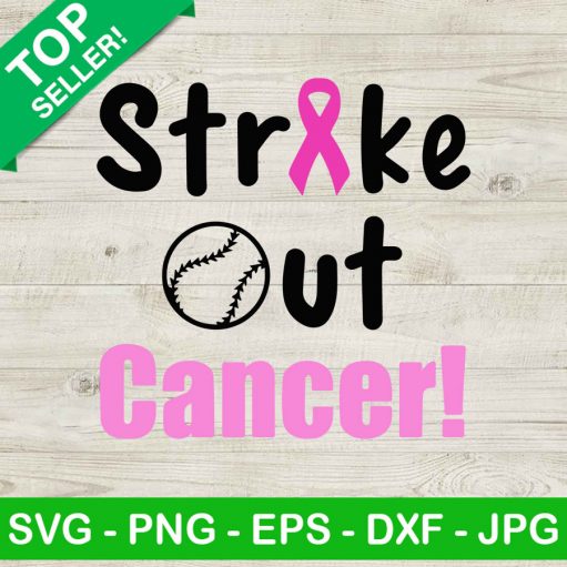 Strike Out Cancer Svg