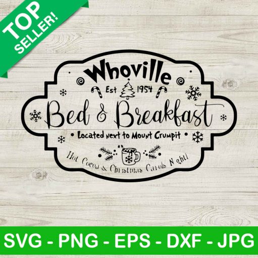 Whoville Bed Breakfast Svg