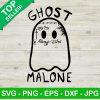 Funny ghost malone SVG