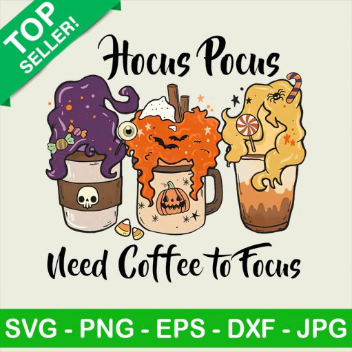 Hocus pocus need coffee to focus PNG