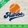 Astros Baseball Team Svg