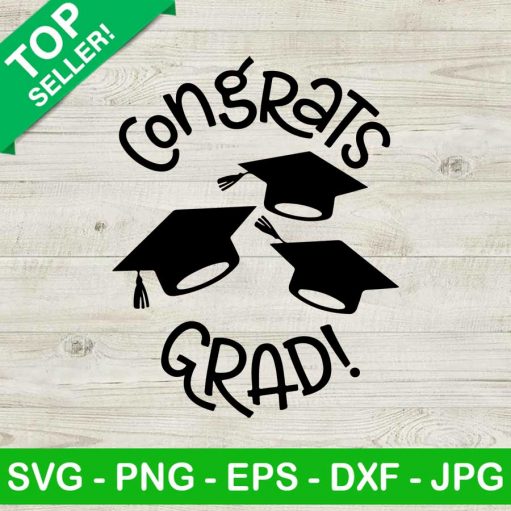 Congrats Grad Svg