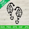 Elf foot print SVG
