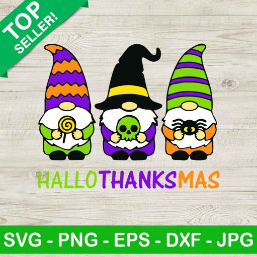 Hallothanksmas Gnomes Svg